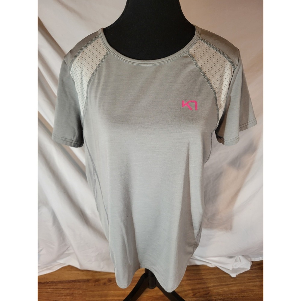 Kari Traa Size‎ M Gray S/S Shirt